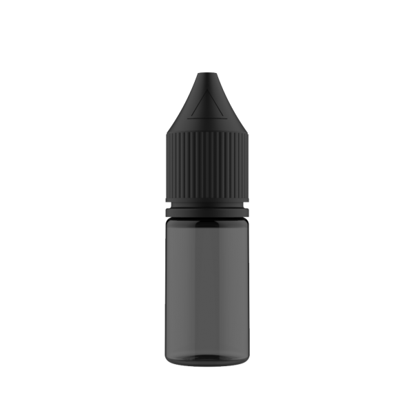 10ml PET Chubby Unicorn – Black Bottle & Black Cap1
