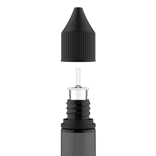 10ml PET Chubby Unicorn – Black Bottle & Black Cap5